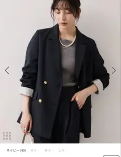 VIS 【美easy】コンフォート金ボタンジャケット/イージーケア・UVケア