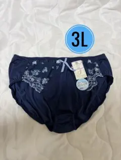Jaconne レディース ショーツ 3Lサイズ ネイビー