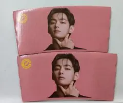 BTS テテ V コンポーズコーヒー カップホルダー2個セット