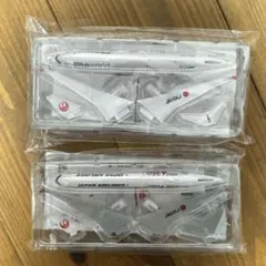 【新品未使用未開封】JAL 飛行機　模型　2つセット