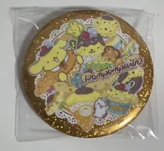 サンリオ　キラキラBIG缶バッジ　ポムポムプリン