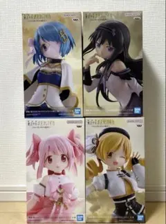 魔法少女まどか⭐︎マギカ　フィギュア　鹿目まどか・美樹さやか・巴マミ・暁美ほむら
