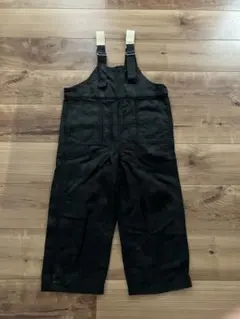 マーキーズ　OCEAN & GROUND ブラック サロペット 120