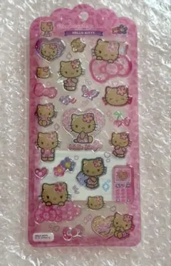ハローキティ 日焼けキティ　ドロップジェリーシール