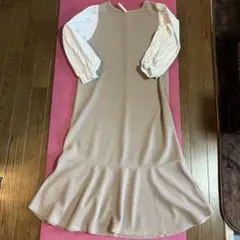 HK WORKS LONDON フレアニットワンピース M