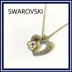 レア 美品 スワロフスキーネックレス ビジュー ストーン パヴェ プレゼント