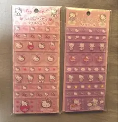 ハローキティ タイルシール2枚セット