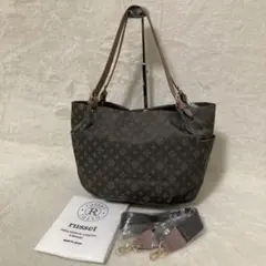 極美品 russet ラシット トートバッグ ピンクグレー 2way ショルダー