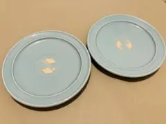 縁起皿 たち吉 青磁 双魚 2枚 ※4枚セットも可のサムネイル