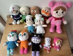 アンパンマン しまじろう　ぬいぐるみ 15点セット
