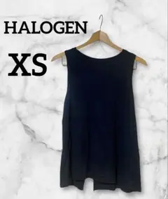 -HALOGEN-【XS】黒のノースリーブトップス