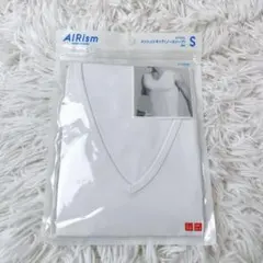 新品✨未開封 ユニクロ UNIQLO エアリズム VネックT ノースリーブ S
