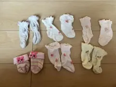 ベビー靴下 6足セット フリル付き