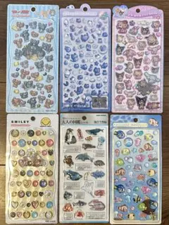 【正規品】シール6点セット　ボンボンドロップ　うるちゅるポップシール