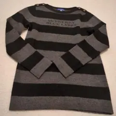 最終値下価格★BURBERRY BLUE LABEL 毛100%長袖ニット 38