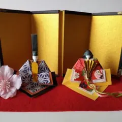 ８ 雛祭り ひな祭り お雛様 おひなさま 雛飾り 折り紙 手づくり ハンドメイド