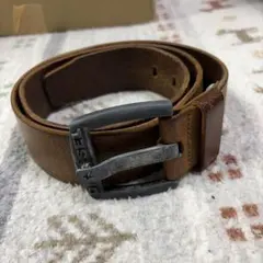 DIESEL ブラウンレザーベルト