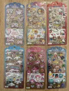 【国内正規品】Sanrioドロップジェリーシール6種類セット