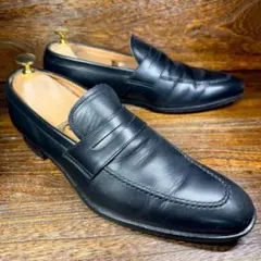 ◆REGAL◆リーガル 25.5cm コインローファー レザー ブラック 革靴