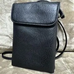 スマホショルダーバッグ　ブラック