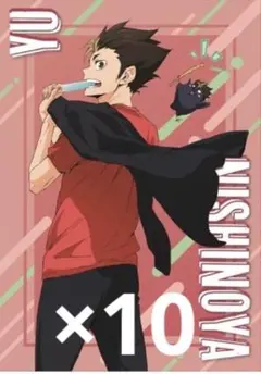 ハイキュー!! yummyマスコット ポストカード 西谷夕