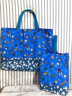 入学入園　レッスンバッグ　シューズケース　２点セット