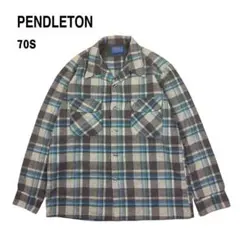 50s 60s ペンドルトン ウール 青系ボード シャツ ジャケット 白タグ 50s 60s ペンドルトン ウール 青系ボード シャツ ジャケット 白タグ