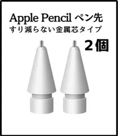 ApplePencilペン先替え芯 細芯金属タイプ×2