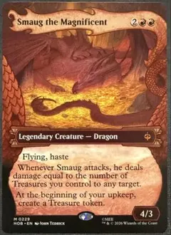 MTG 壮大なる者、スマウグ 英語版 ボーダーレスFOIL - メルカリ