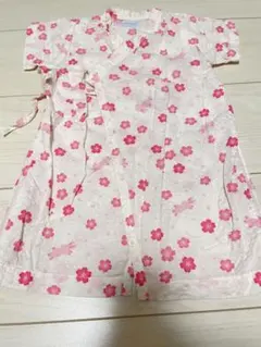 ★ミキハウス 桜・うさぎ柄甚平★