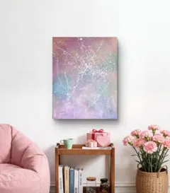 夏色金魚 / 抽象画 90×65㎝ キャンバス 原画 モダンアート インテリア