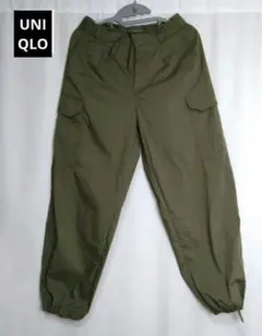 ♦ UNIQLO ♦　Ｓ　レディース ワーク・カーゴパンツ　グリーン系