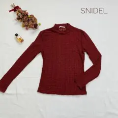 美品　スナイデル　Snidel　レースハイネックカットソー　Fsaizuのサムネイル