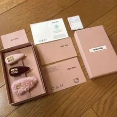 2026年最新】MiUMiU ヘアピン 箱付きの人気アイテム - メルカリ