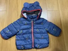 Disney ミッキー柄 フード付きアウター 70サイズ