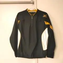 MizunoPro ジップアップジャケット 黒/金