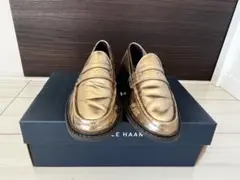 コールハーン　ローファー　ブロンズ　6.5B