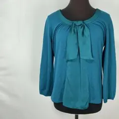 自由区 ジユウク トップス カットソー プルオーバー ボウタイ 上品 38