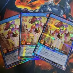 遊戯王　ラッシュデュエル　スパークハーツパッションアネッシュ　シークレット　3枚