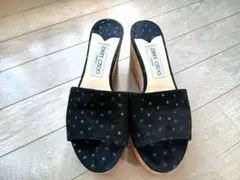 JIMMY CHOO スター柄 ウェッジソール サンダルのサムネイル