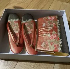 草履とクラッチバッグセット