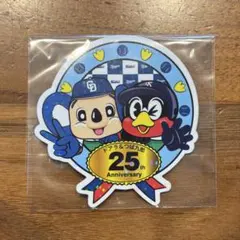 ドアラ つば九郎 25周年記念ステッカー