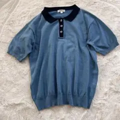 niko and ... ＊ニコアンド＊半袖ポロシャツ＊Lサイズ＊ブルー＊青