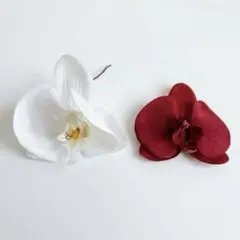 アーティフィシャルフラワー 髪飾り ハンドメイド 胡蝶蘭 ヘッドパーツ 和服 袴