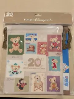 ダッフィー巾着　2枚入り