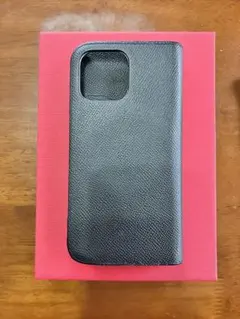 ボナべンチュラ iPhone13Promax ブラック手帳型ケース