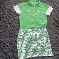 ２点セット★さわやかグリーンのゴルフウェア