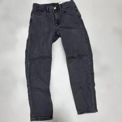 ダークグレー デニムパンツ 130
