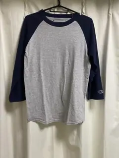 Champion 七分袖ロンT 古着屋購入のサムネイル