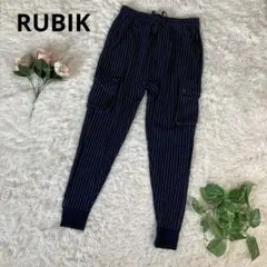 RUBIK ストライプ　カジュアルパンツ　Sサイズ　人気　スキニー　おしゃれ